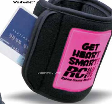 Wrist Wallet W/Hidden Pocket & Reflector