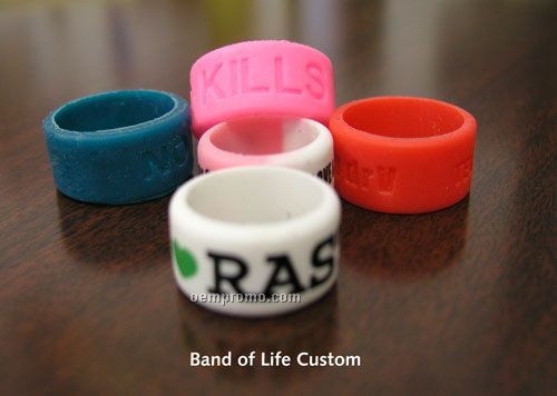 Custom Silicone Band Of Life Thumb Ring