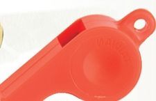 Gi Style Orange Safety Whistle With Lanyard