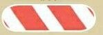 Novelty Strong Band Pre-printed Red Stripe Wristband