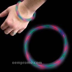 Swirl Glow Bracelet W/ Rgb LED