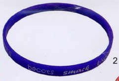 Silicon Wristband Or Bracelet - Purple