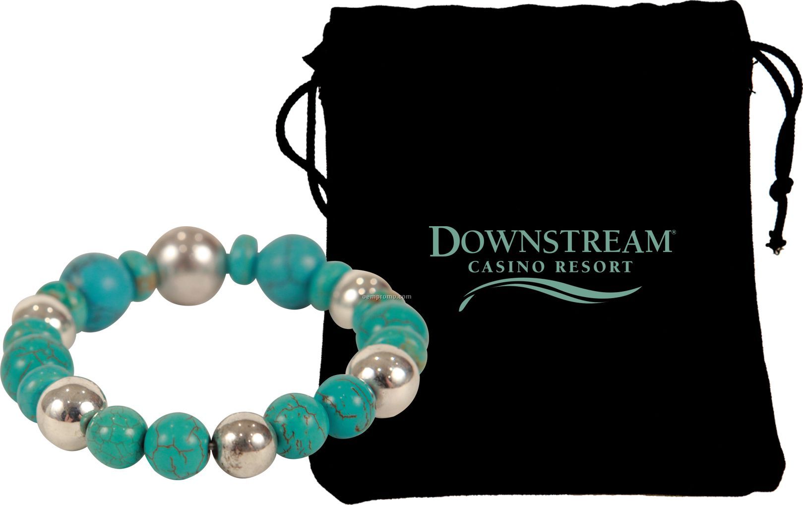 Turquoise Round Bead Bracelet