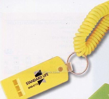 Bracelet Key Tag W/ Emergency Whistle