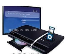 5.1 Channel Slim Desktop Ipod / DVD Player