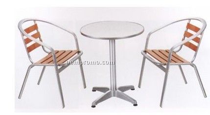 Aluminum Chair and table set