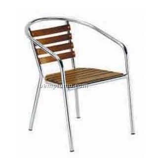 Aluminum and wood Chair,lesiure chair, rest chair