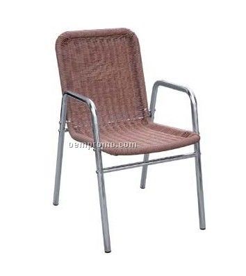 Aluminum frame rattan chair,garden chair