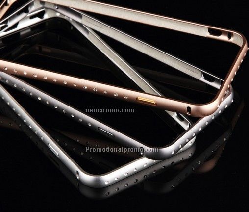Crystal metal aluminum bumper case for iphone 6 6 plus