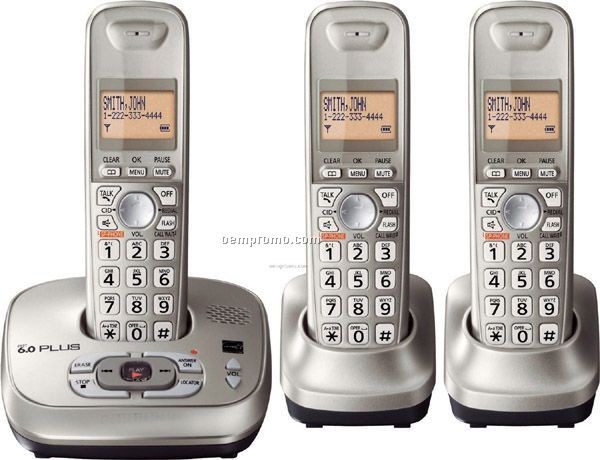 Dect 6.0 Plus Expandable Digital Cordless Phone W/Answering Syste