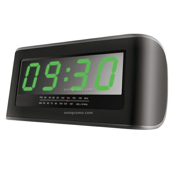 Digital AM/FM Alarm Clock Radio W/ 2
