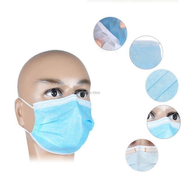 Disposable Earloop Nonwoven Carbon Filter Respirator Dust Mask