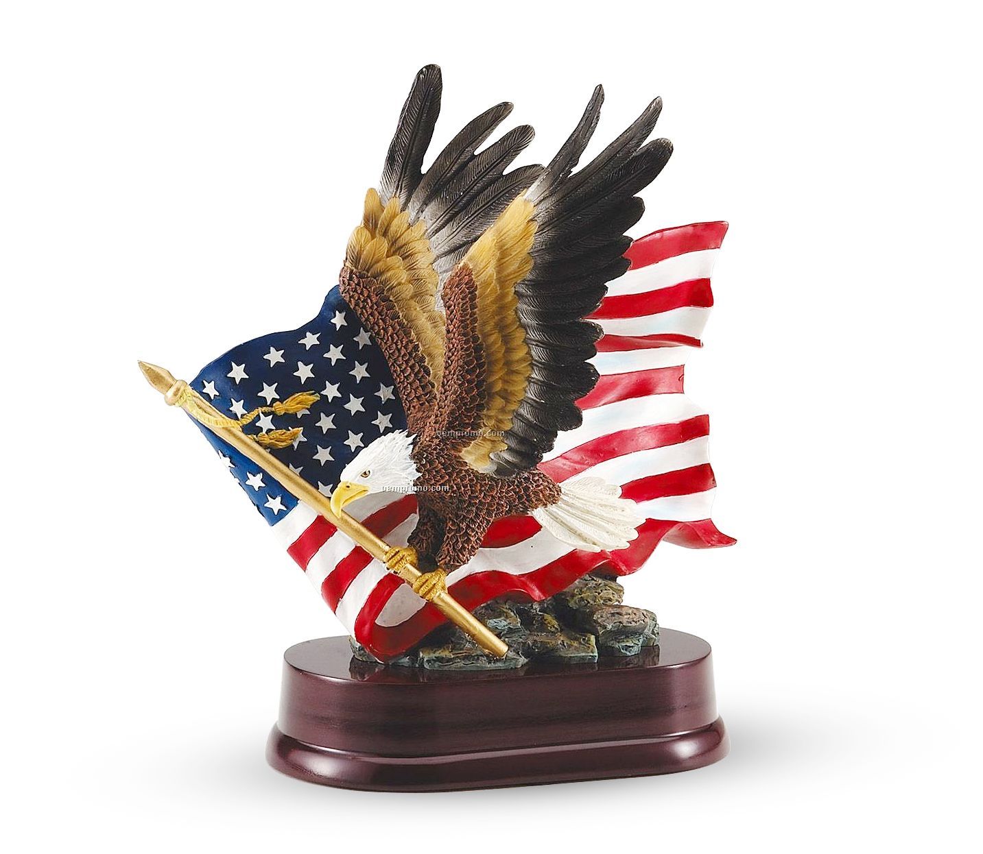 Eagle Resin Sculpture -10-1/2" Tall 10" Wide