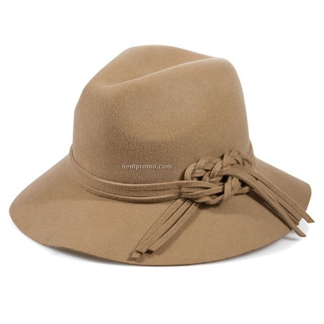 Fashion fedora with special knot bow
