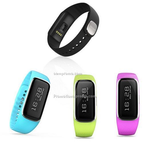Health smart bracelet, heart rate monitor, wristband Bluetooth smart watch