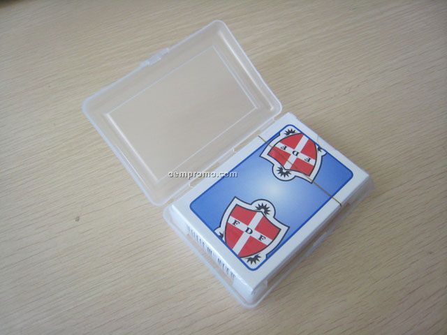 Hot playing card with plastic box