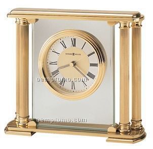 Howard Miller Athens Brushed Solid Brass Clock (Blank)
