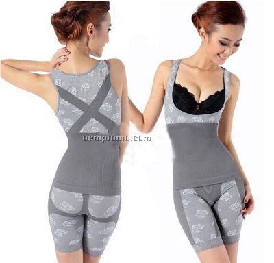 Imported Natural Bamboo Charcoal Slimming Body Suit