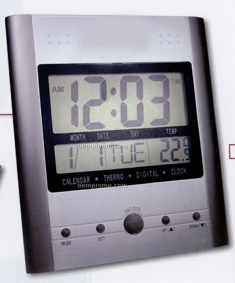 Large Digital Clock Calendar Thermometer China Wholesale Large 