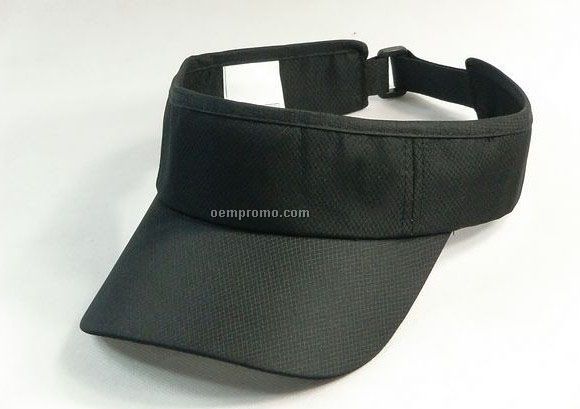 Lightweight running visor with metal PIN