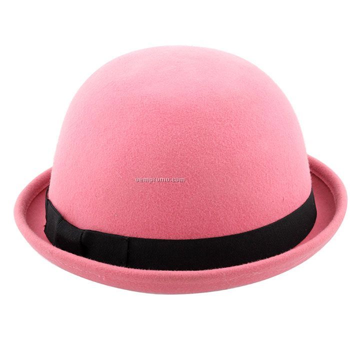 Lovely pink triby hat for girls