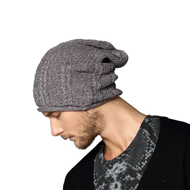 Men`s slouch knitting hat