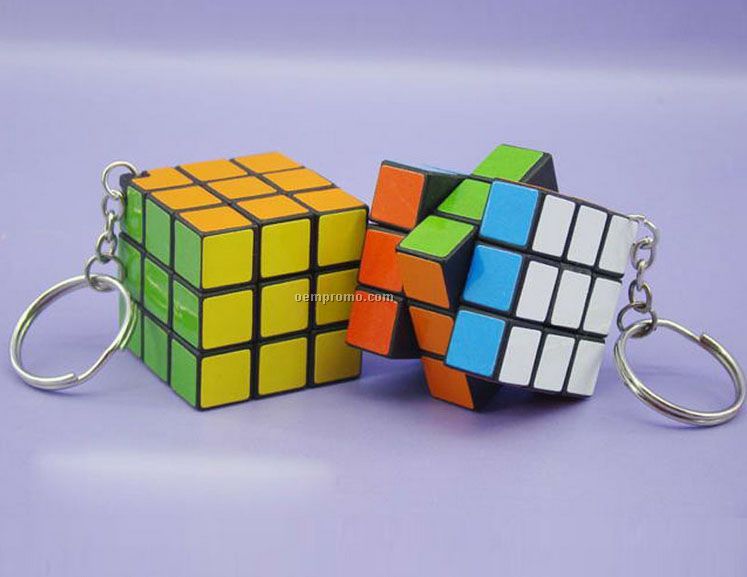Micro Cube Puzzle Keychain