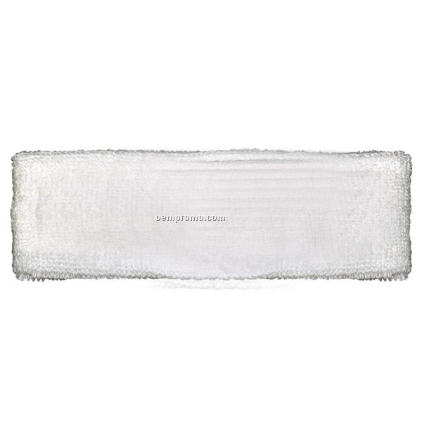 Premium Low Pile Terry Loop Headband With Direct Embroidery