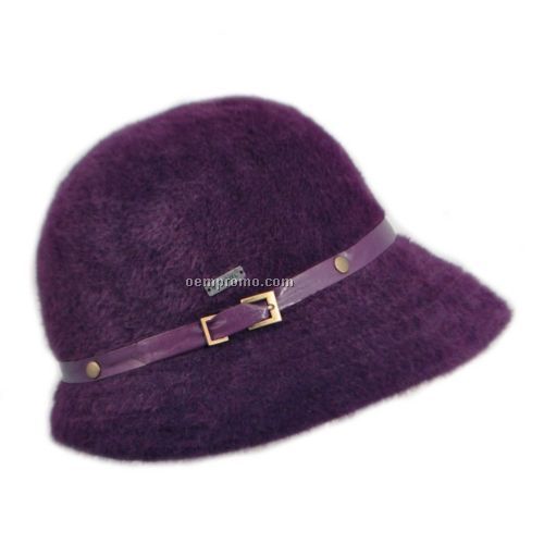 Purple woman`s hat