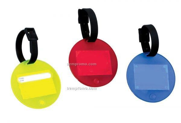 Round Translucent Personalized Luggage Tags
