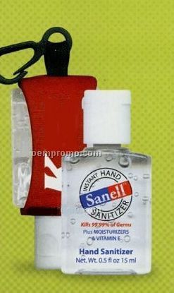 Sanell Hand Sanitizer W/ Custom Leash (0.5 Oz.)