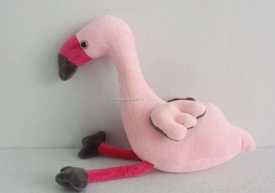 Stock Flamingo Beanie Stuffed Animal