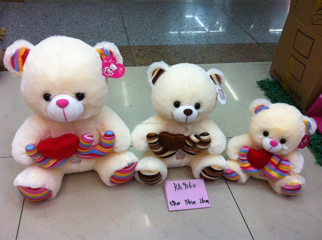 Stock Valentine's Day Stuffed Heart Bear