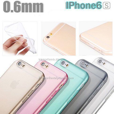 Ultra-thin TPU mobile phone sets, for Apple 6plus, transparent cell phone protec