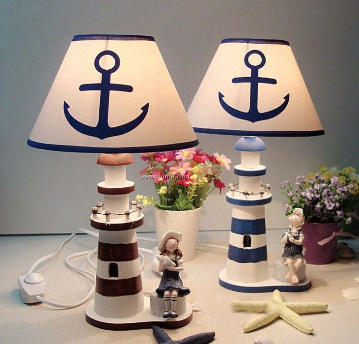 Wooden light tower desk lamp as gifts